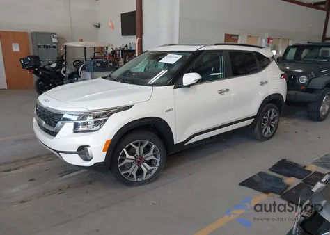 2023 Kia Seltos Sx Turbo из США, поврежденный, VIN KNDETCA29P7367348